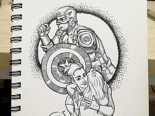 永远的美队-漫威10年，再见（个人主页-ZMzY4MDcxMDA=） - 创作习作 - 站酷设计师时画原创素材 - 站酷ZCOOL