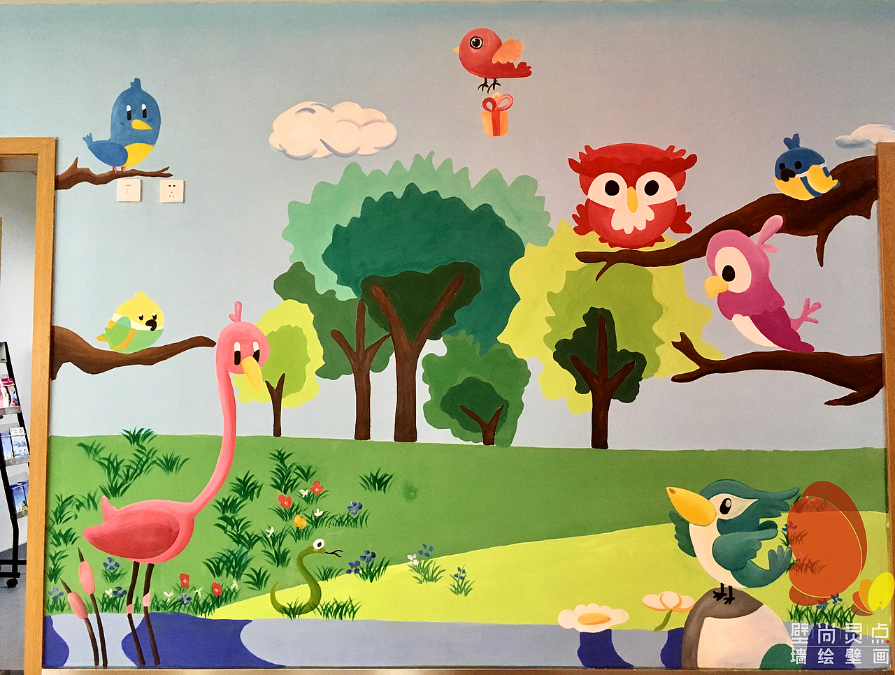 这样的医院，才有好心情治疗！儿童区（墙绘壁画）（图ZODQwOTg5ODg=） - 新锐潮流插画 - 站酷设计师壁尚手绘贵州墙绘原创素材 - 站酷ZCOOL
