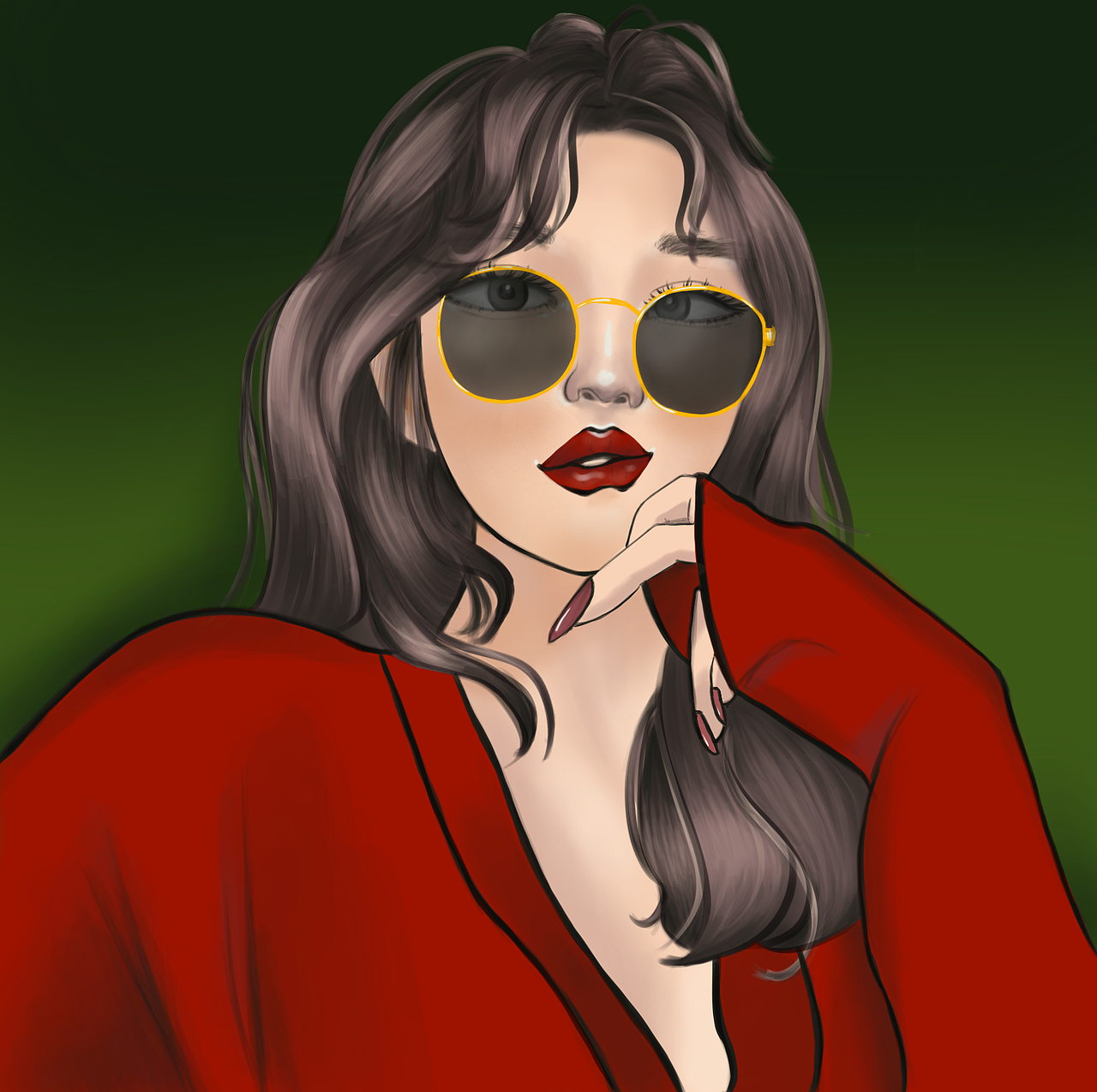 欧美人物头像（图ZMjE5OTkxMzA4） - 艺术插画 - 站酷设计师是熙雅啊原创素材 - 站酷ZCOOL
