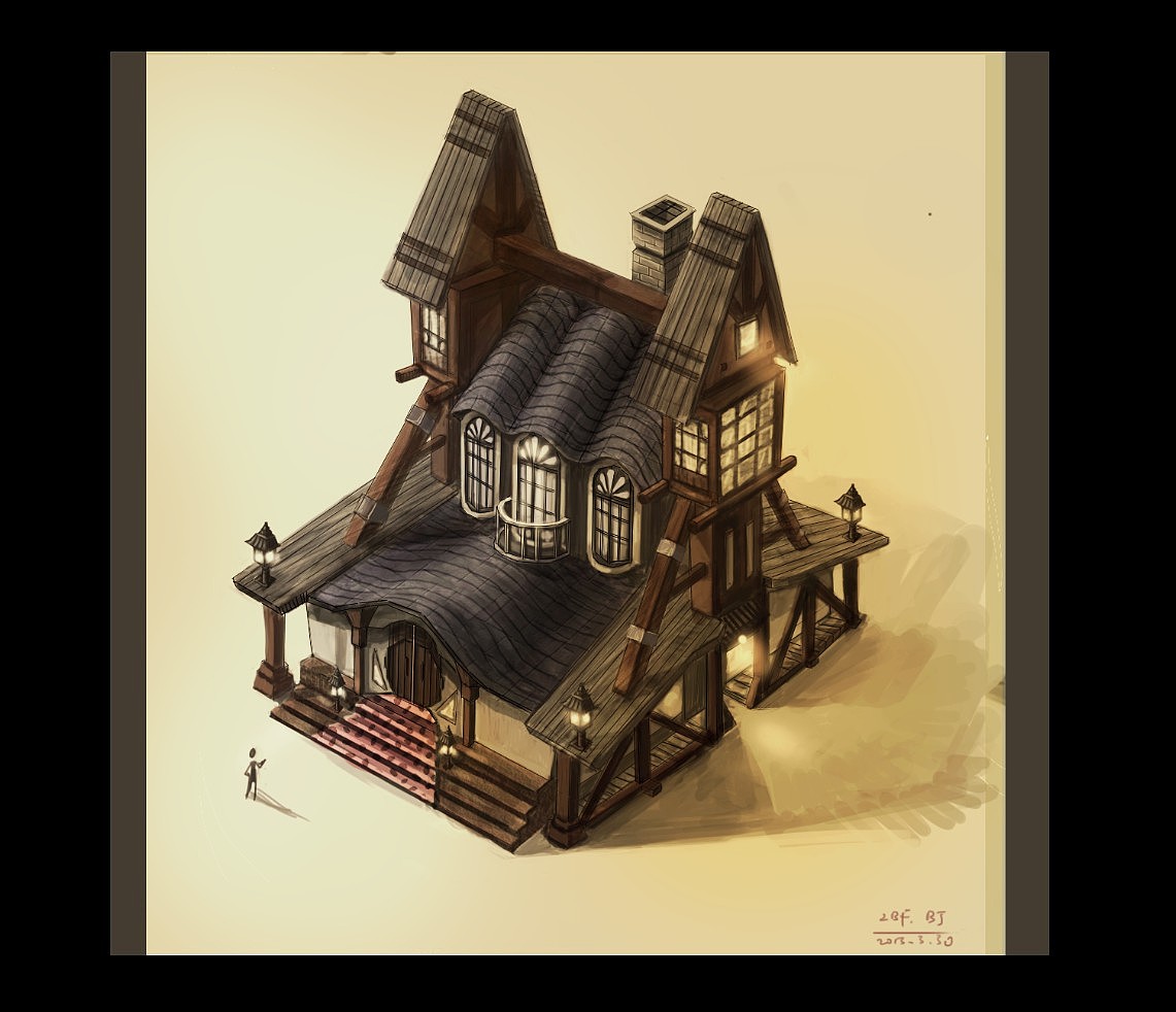 游戏原画-场景（图ZMTQ2MDIxMDg=） - 游戏原画 - 站酷设计师隐身中art原创素材 - 站酷ZCOOL