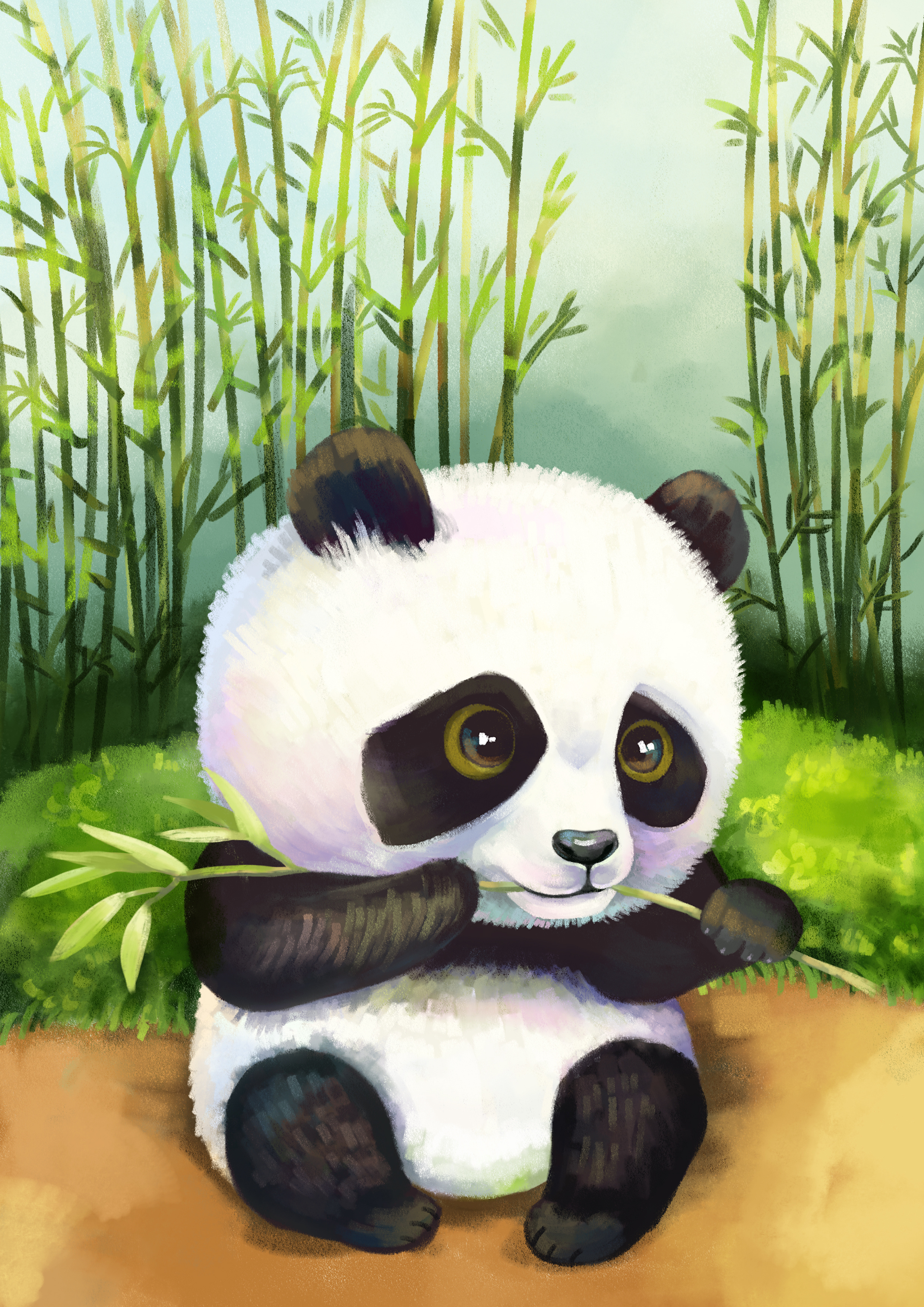 卡通熊猫设计图__其他_生物世界_设计图库_昵图网nipic.com