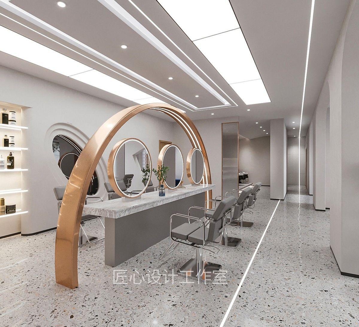 美发店效果图设计