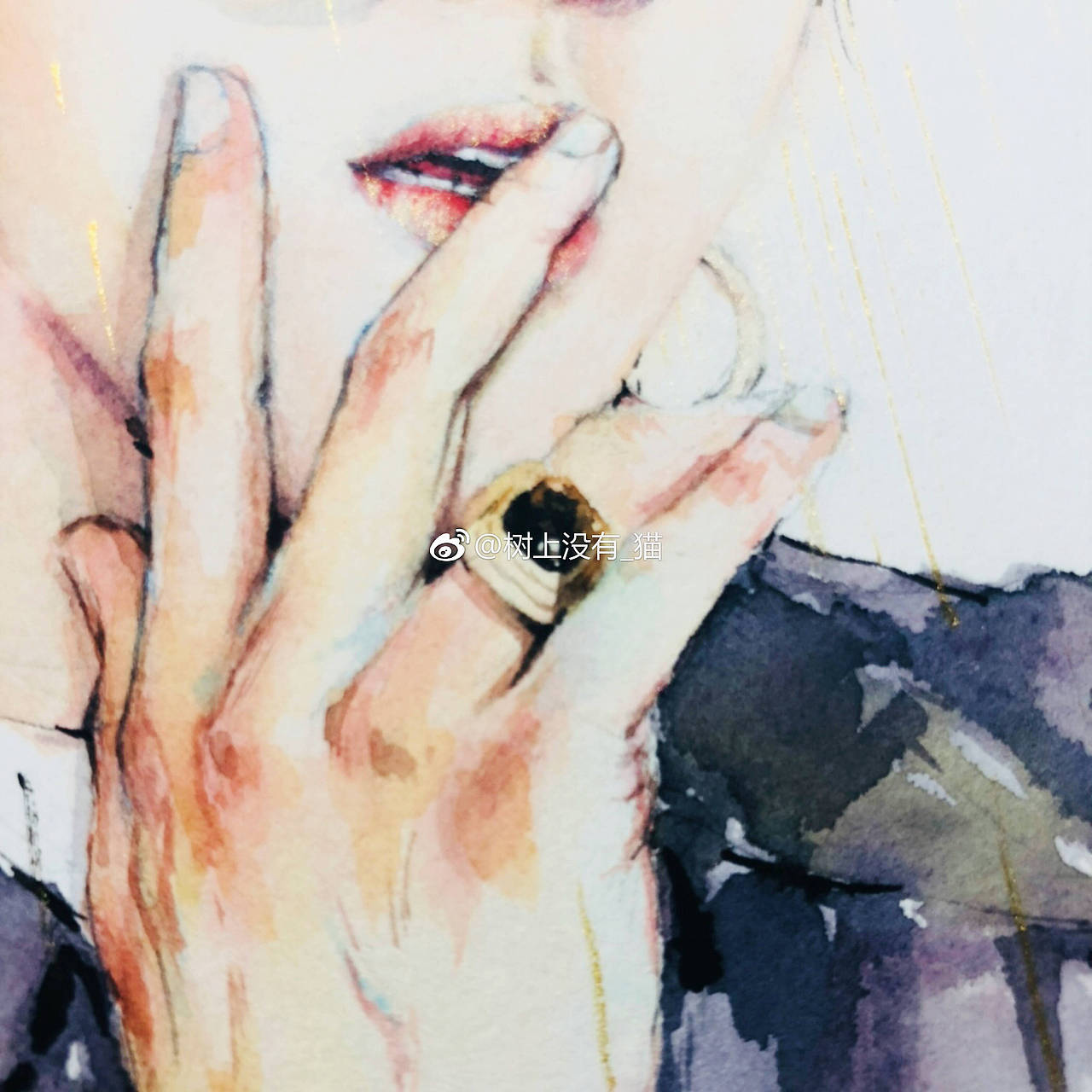 水彩 人物 华晨宇（图ZMTQyNDIzMjIw） - 绘画 - 站酷设计师树上没有_猫原创素材 - 站酷ZCOOL