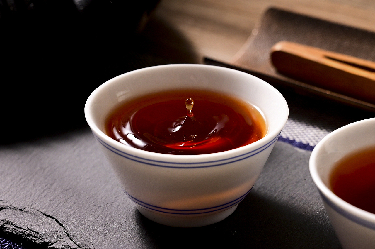 普洱茶拍摄一组不同普洱茶汤色的拍摄原图