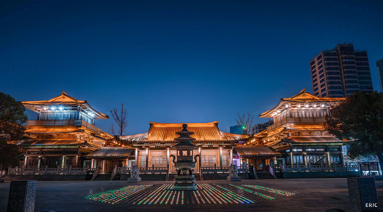 香积寺夜景 「night of xiangji temple 」