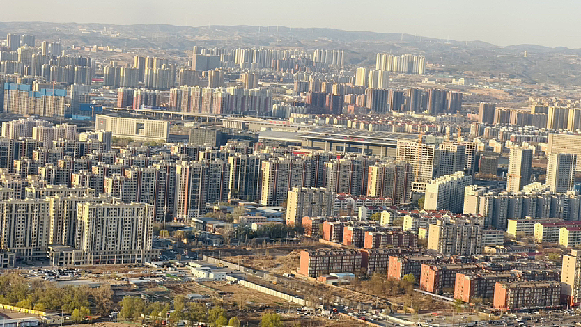 春之景,龙城太原空域视角