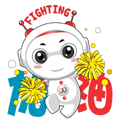 盘古吉祥物表情包 (盘小古&盘小美）