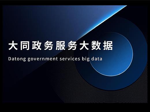 大同政务服务大数据