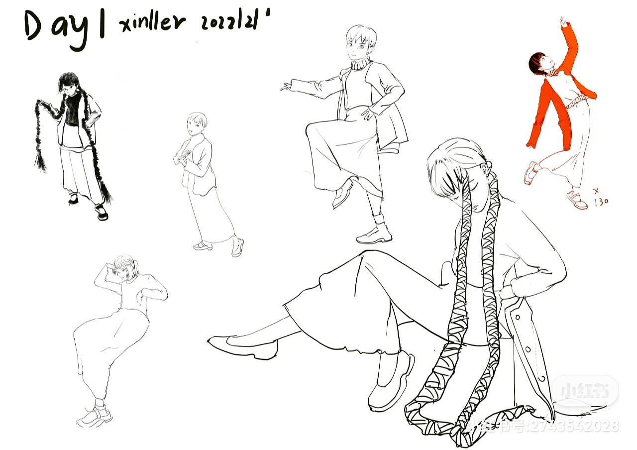 @速寫班長(zhǎng)#速寫打卡60天（圖ZMjg2ODYxNDQw） - 單幅漫畫 - 站酷設(shè)計(jì)師Z203362486原創(chuàng)素材 - 站酷ZCOOL