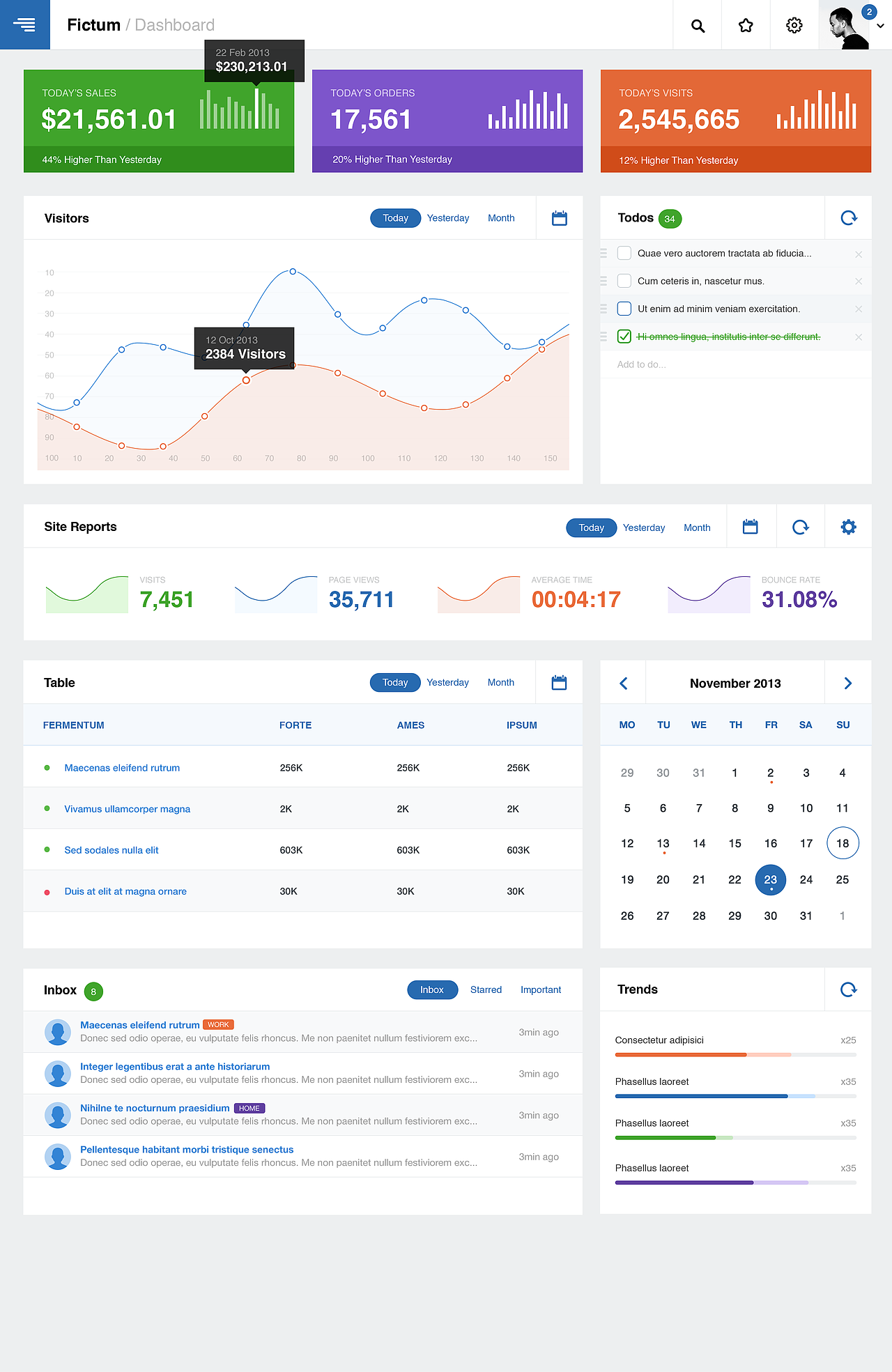 后台管理界面大全