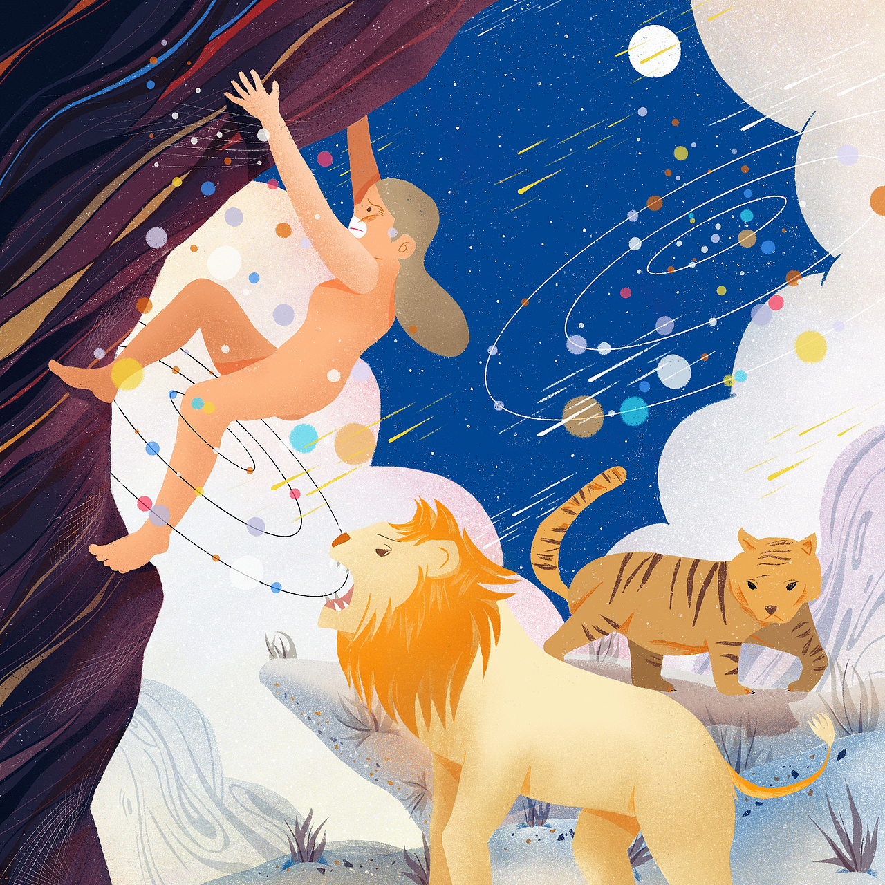 最近做的一本新绘本《人间礼物》