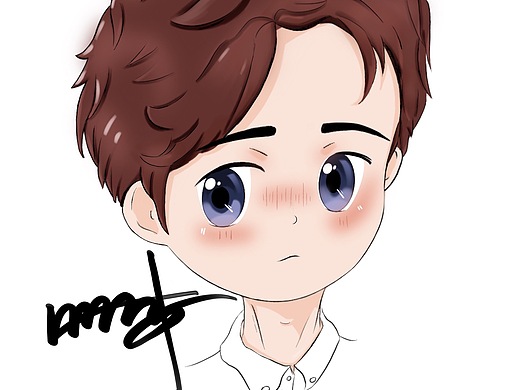 日常q版人头插画