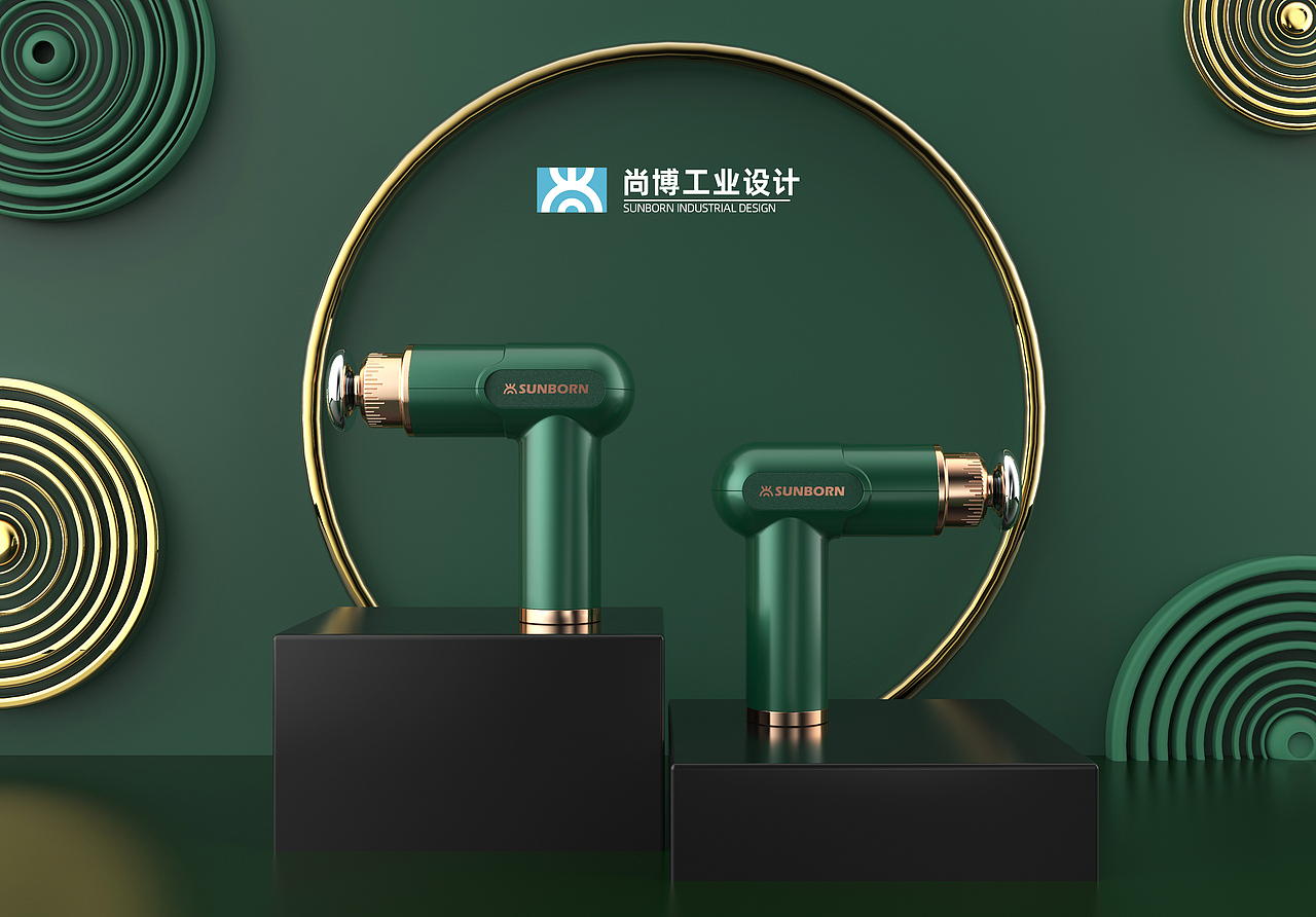 迷你筋膜枪设计（图ZMjUyNjM1NjMy） - 生活用品 - 站酷设计师尚博设计原创素材 - 站酷ZCOOL