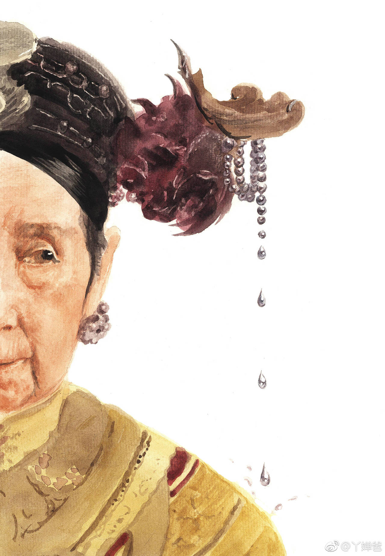 慈禧的败笔_丫婵爸-站酷zcool