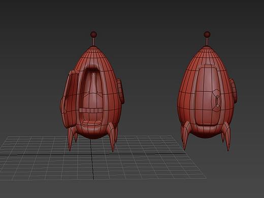 原创简陋火箭(练习)
