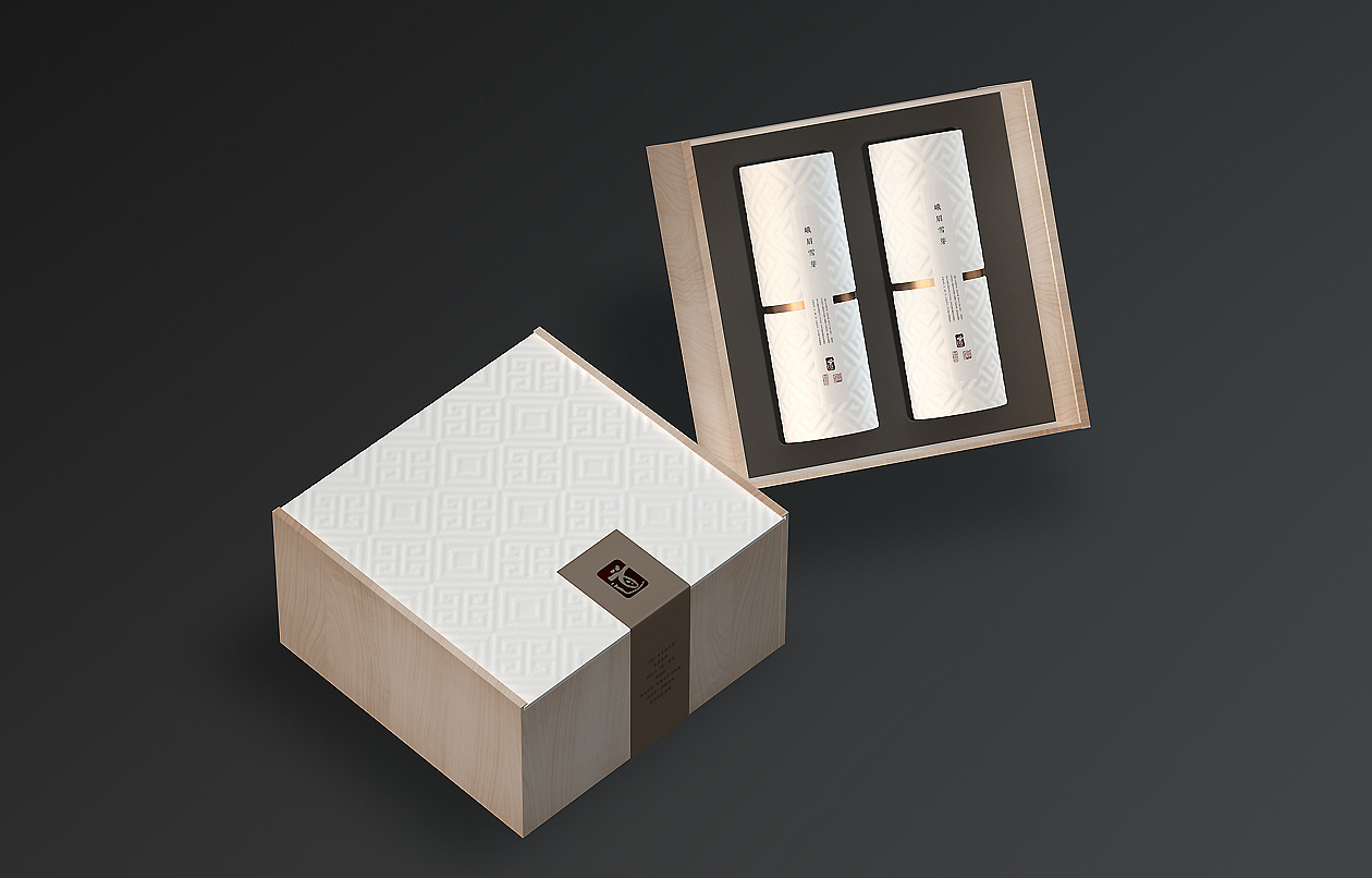 峨眉雪芽茶叶包装设计