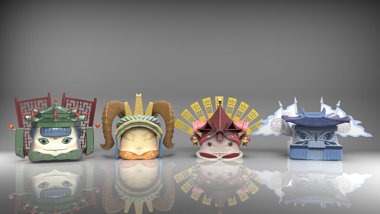 潮玩|手工艺|手办/模玩|蓉若荣 - 原创作品 - 站酷 (zcool)