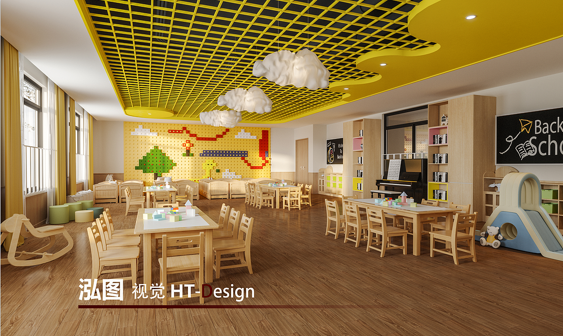 幼儿园（图ZMjQ1MjI3MjUy） - 家装设计 - 站酷设计师泓图Design原创素材 - 站酷ZCOOL