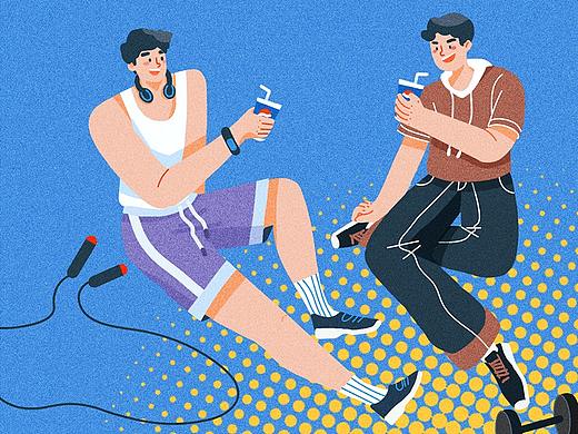 素食节的一组图（个人主页-ZNDg1ODg1NzY=） - 商业插画 - 站酷设计师三木三土_森垚原创素材 - 站酷ZCOOL