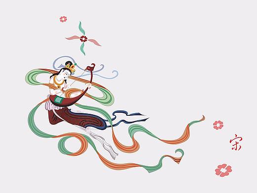 飞天适量图案