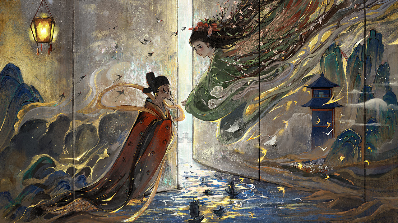 起风了，可以展翅了（图ZMjg5NTgxNTg4） - 商业插画 - 站酷设计师鸠鸠肆原创素材 - 站酷ZCOOL