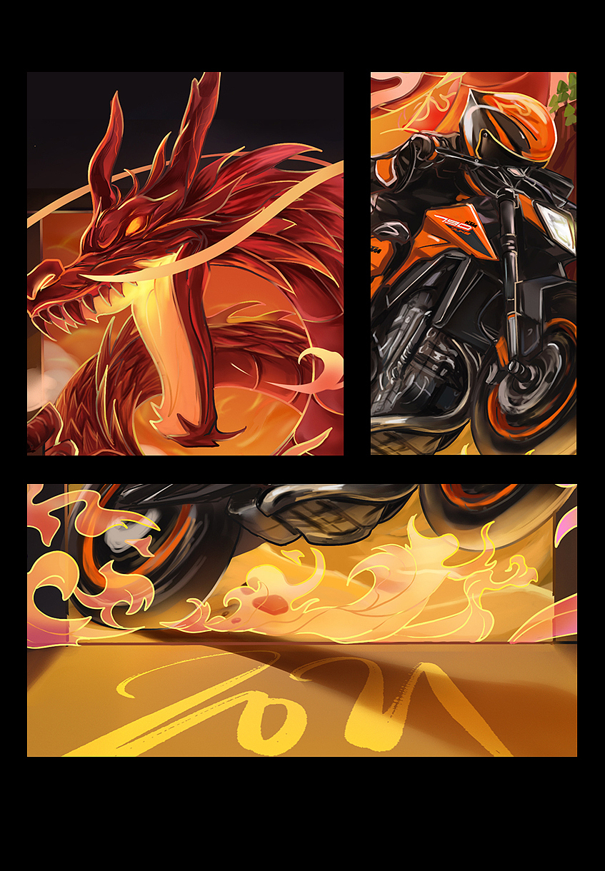 ktm | 除夕春节插画