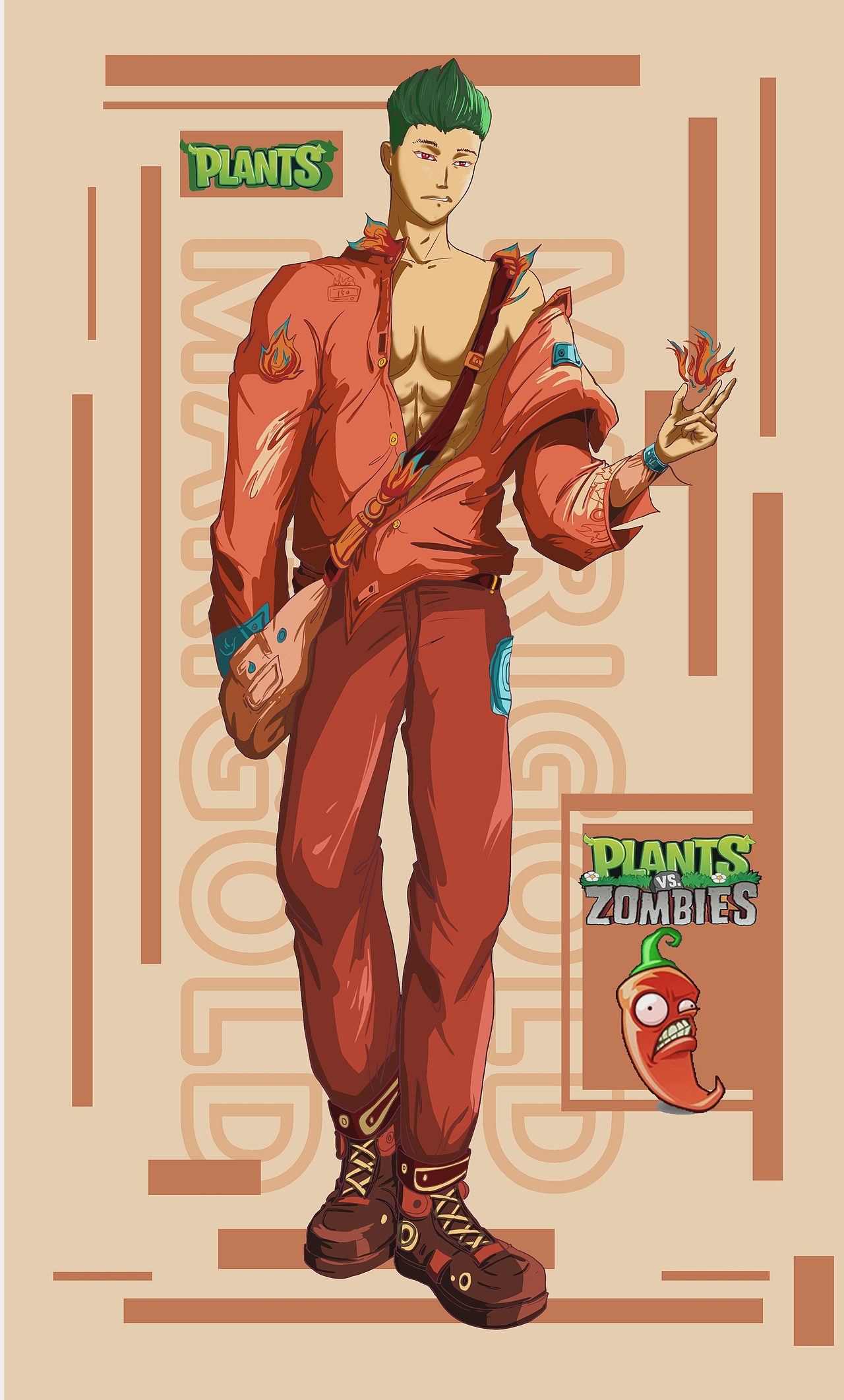 植物大战僵尸拟人创作（图ZMjc5MzcxMjg0） - 绘本 - 站酷设计师L糯米橙子原创素材 - 站酷ZCOOL