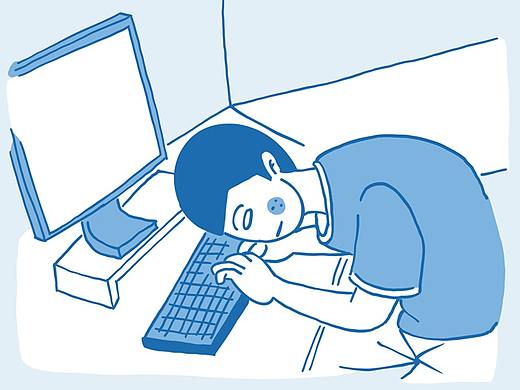 《一只鬼的搞笑生活》 四格漫画/动画