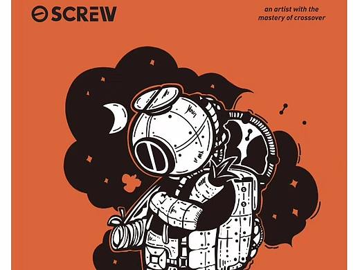 SCREW手绘稿视觉插画