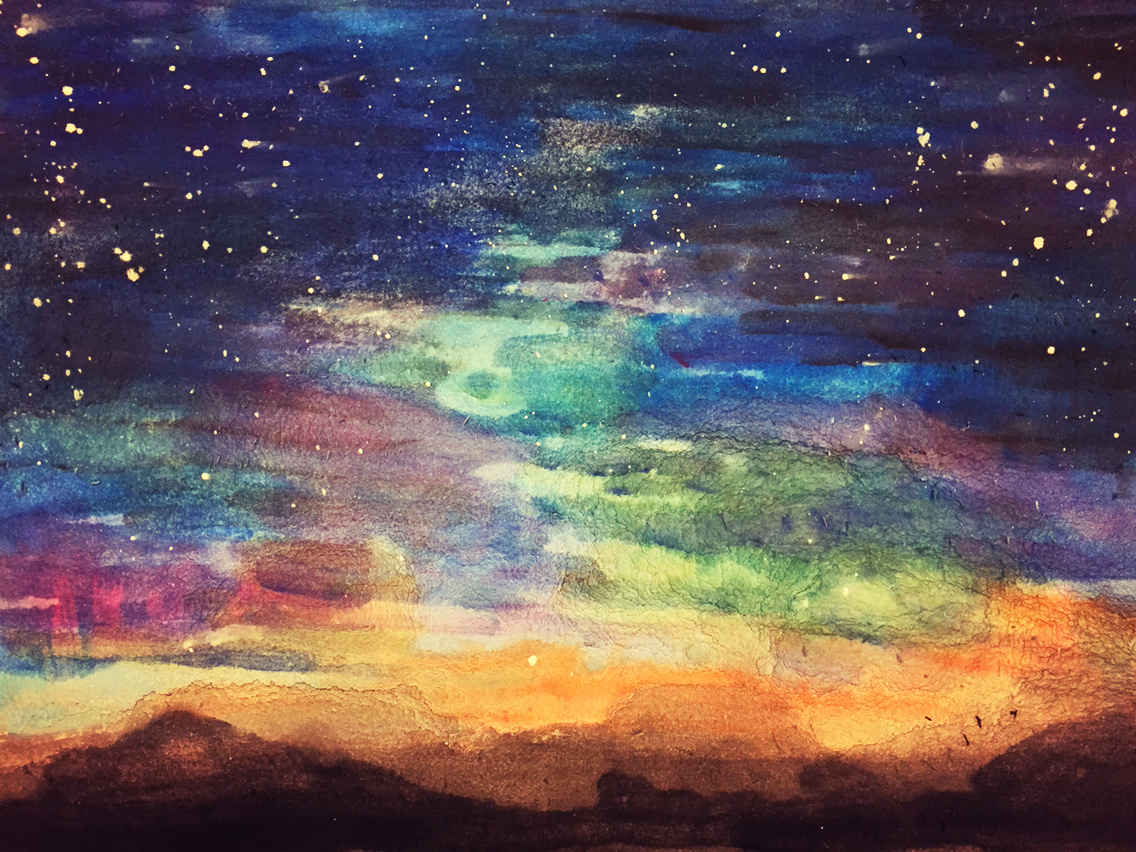 星空|插画|插画习作|吉吉如律令 - 原创作品 - 站酷 (zcool)