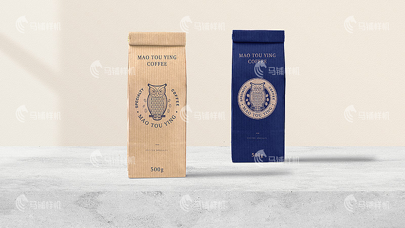 咖啡品牌提案 智能贴图样机模板vi设计展示效果psd素材