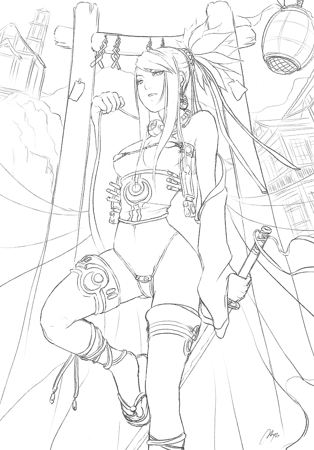 日常手绘速写动漫