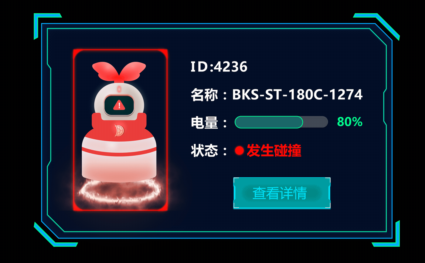 消杀机器人后台管理——可视化大屏