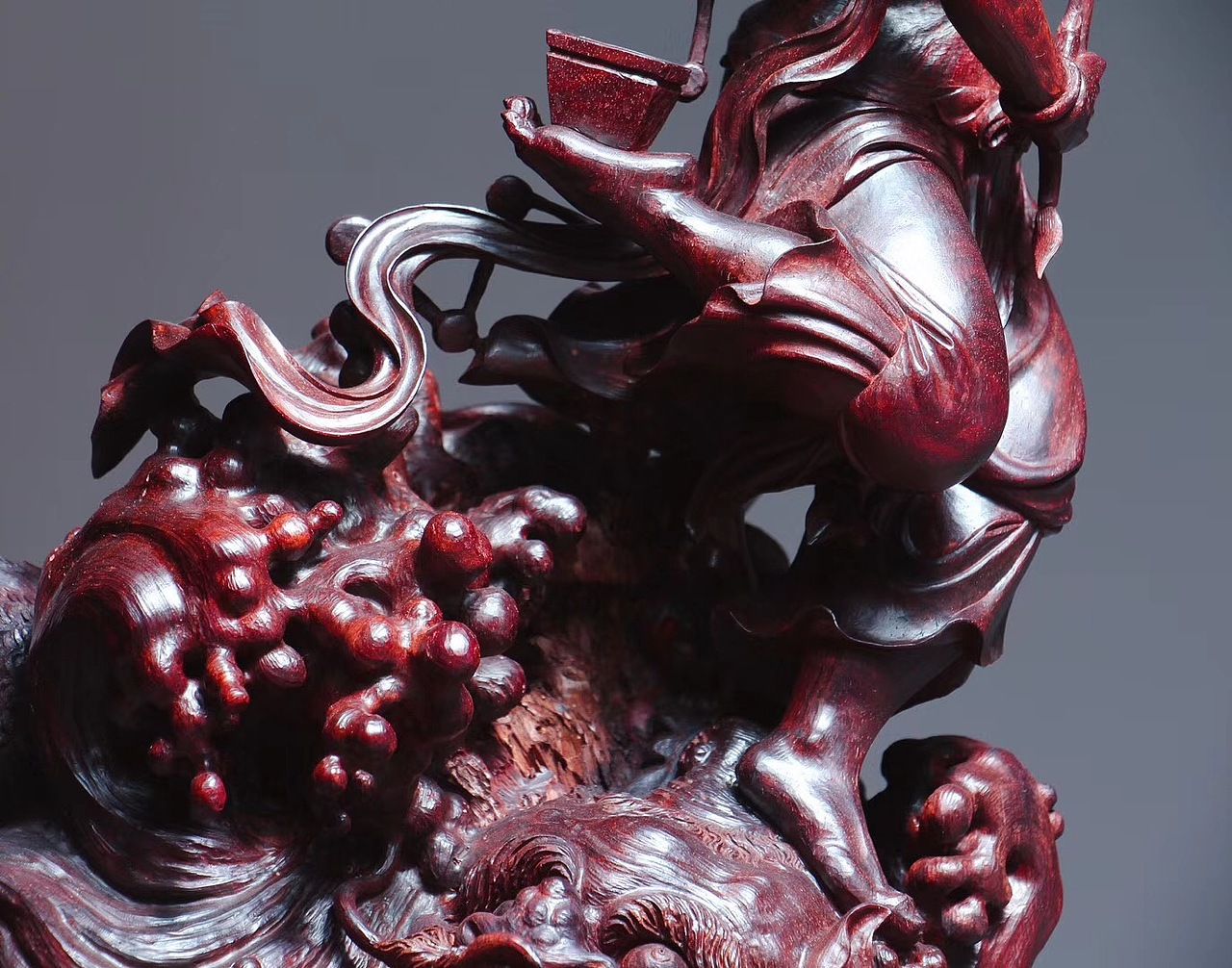 獨(dú)占鰲頭（圖ZMTE2OTM1NjI4） - 工藝品設(shè)計 - 站酷設(shè)計師匯眾木藝原創(chuàng)素材 - 站酷ZCOOL