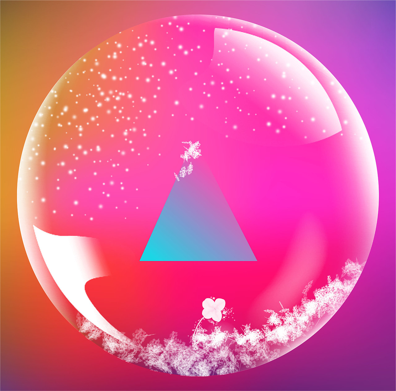 渐变雪花（图ZMTg3MTYxMTI4） - 图案 - 站酷设计师MK艺术小窝原创素材 - 站酷ZCOOL