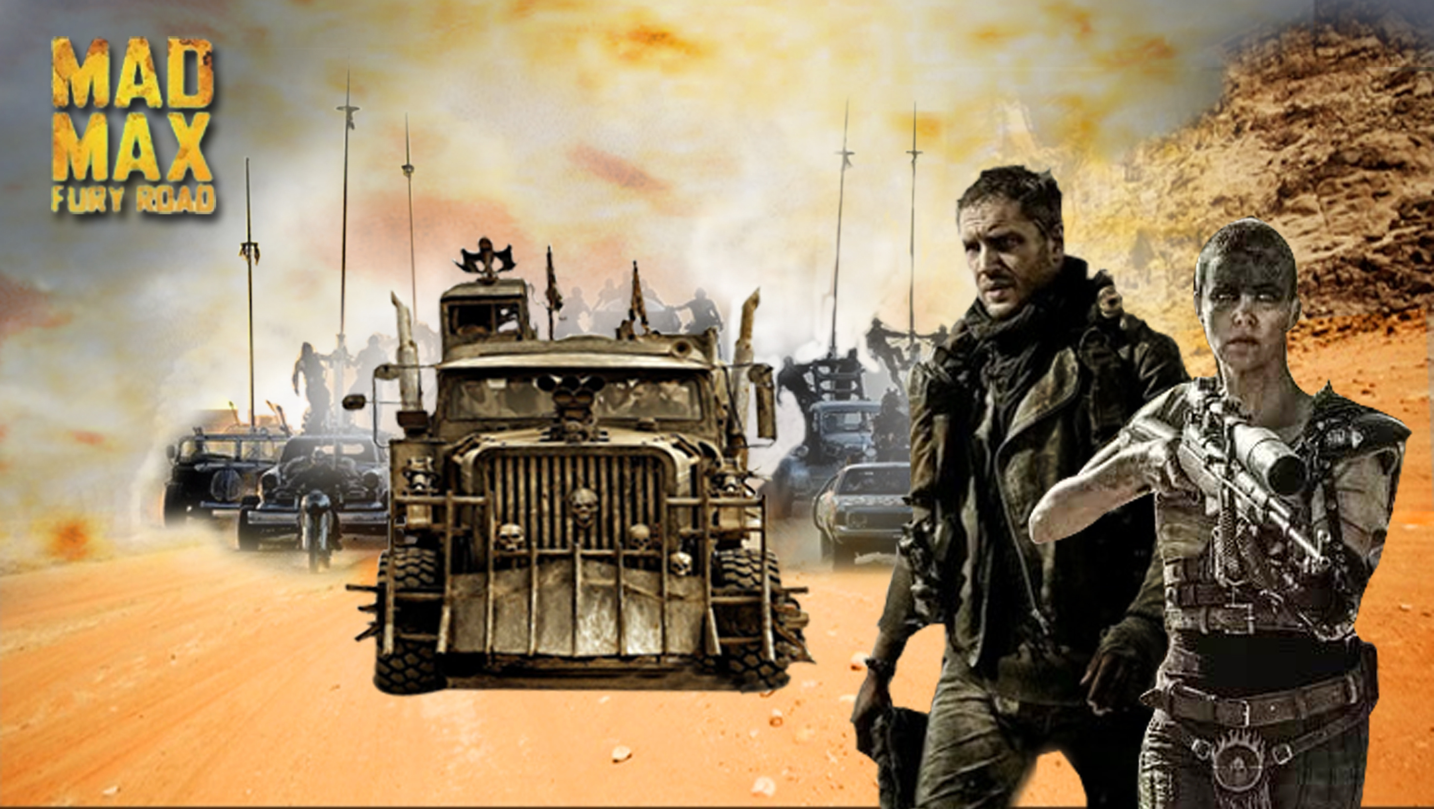 疯狂的麦克斯海报合成