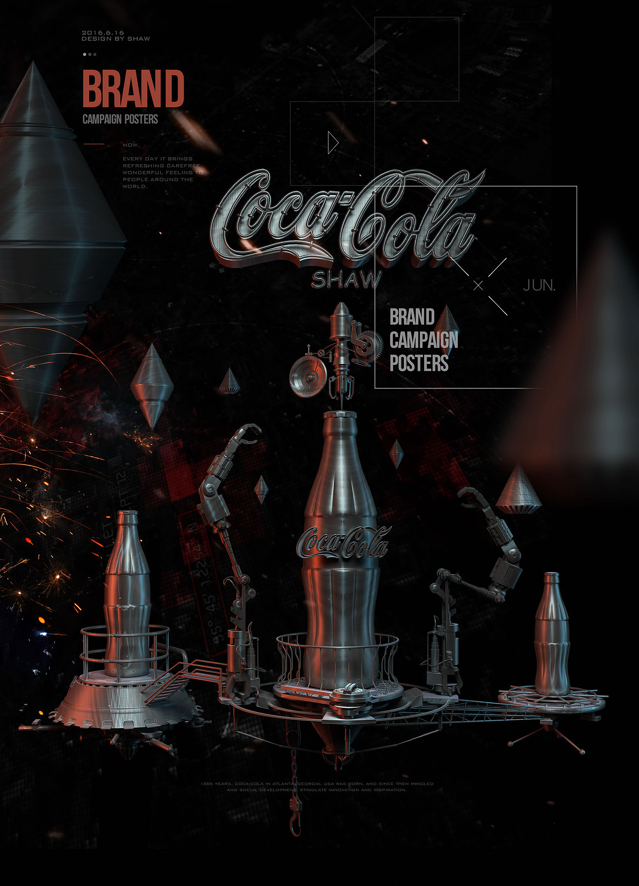 Coca-Cola Brand kv/pc（图ZNTE0NjUzNzI=） - 运营设计 - 站酷设计师shaw_原创素材 - 站酷ZCOOL