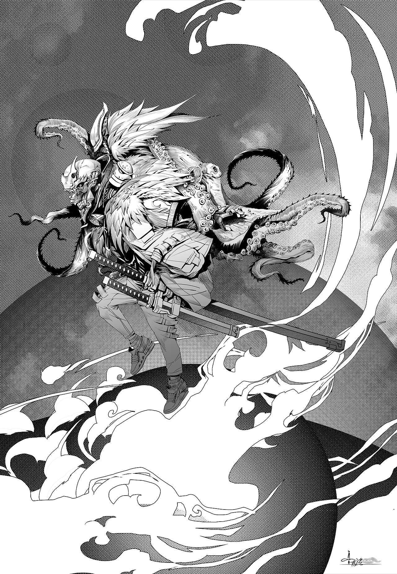 天地遨游（图ZMTk2MjI3OTE2） - 创作习作 - 站酷设计师delta水木禾原创素材 - 站酷ZCOOL