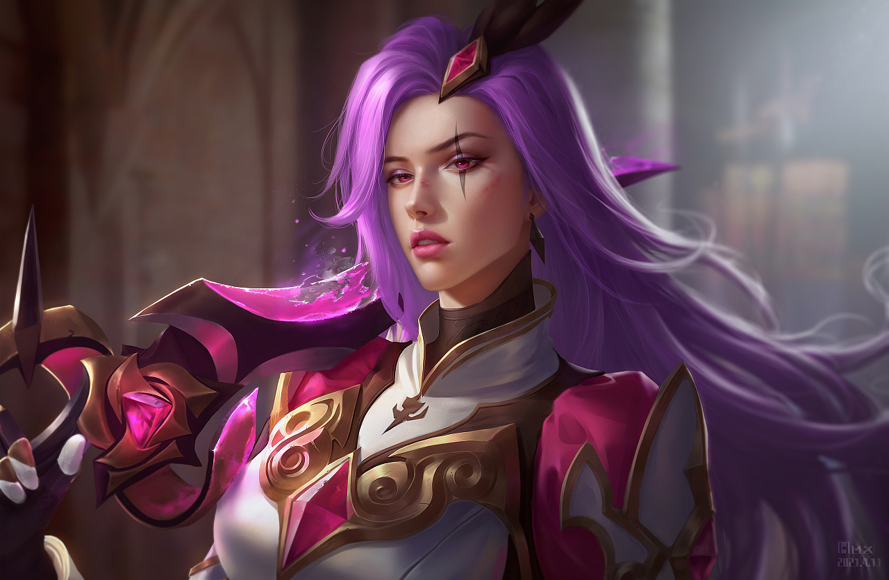 lol英雄联盟-卡特同人|插画|游戏原画|hmx_大魔王 - 原创作品 - 站酷