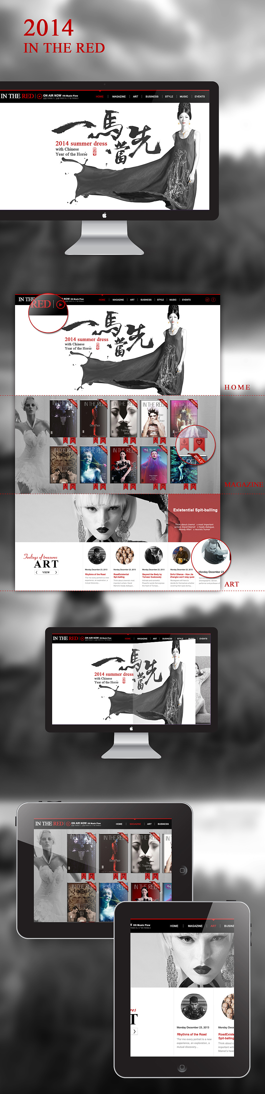 杂志类网站~擦~2014年飞稿（图ZMTM0NTg4ODA=） - 企业官网 - 站酷设计师SNK原创素材 - 站酷ZCOOL