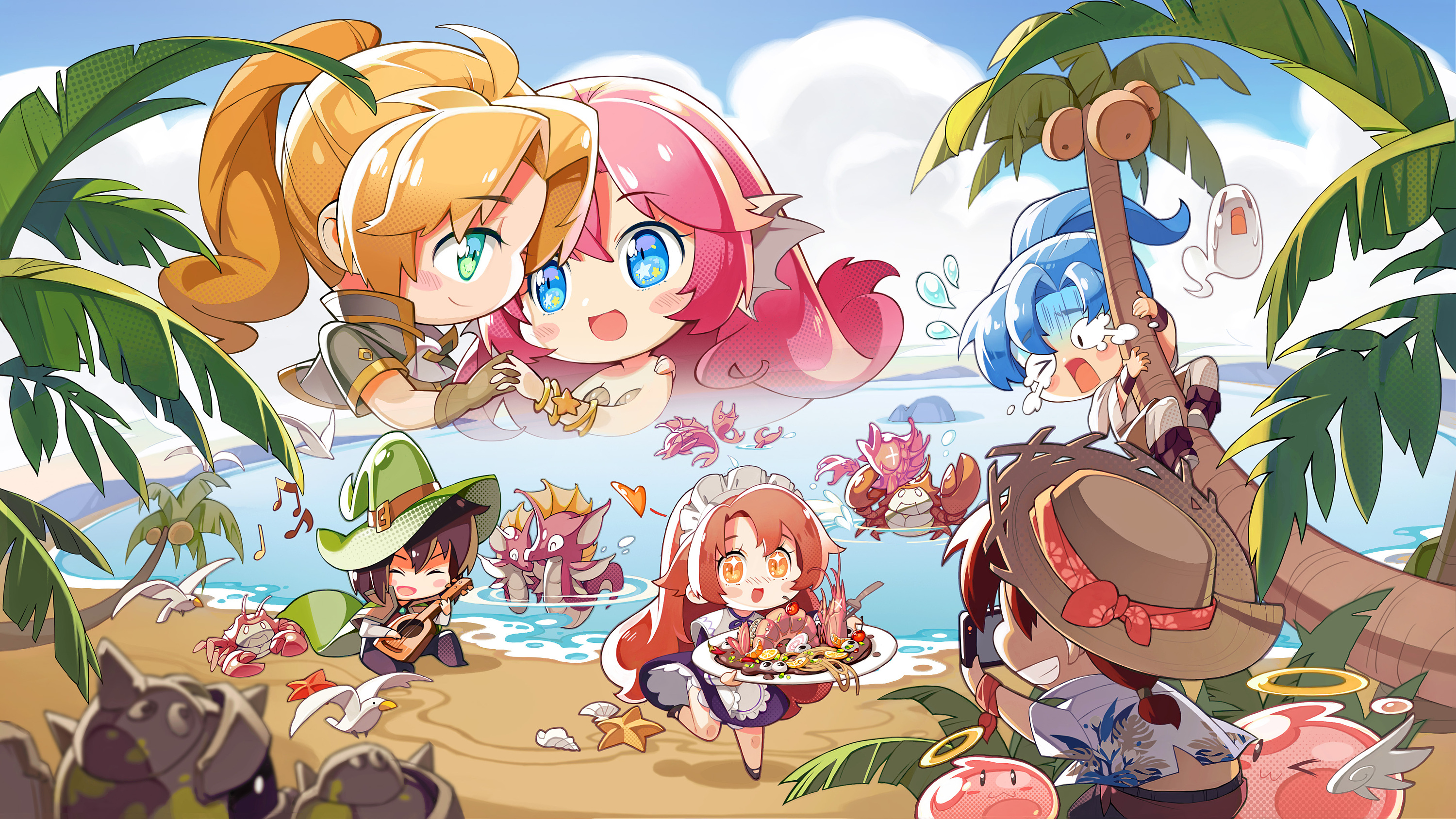 海滩歌谣_sweetier-站酷zcool