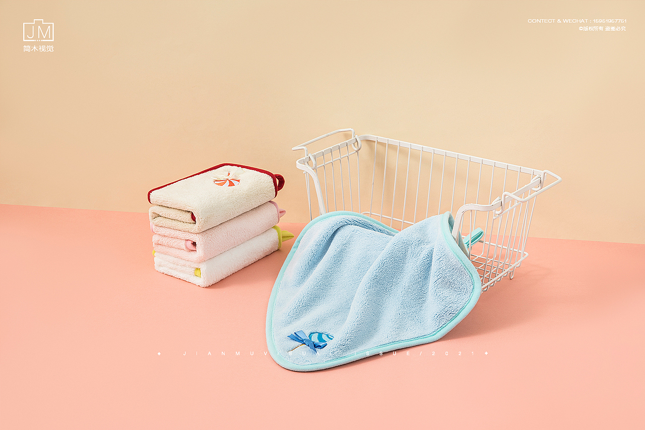 IAN × 方巾拍摄 | 干发帽毛巾披风 简木视觉产品摄影