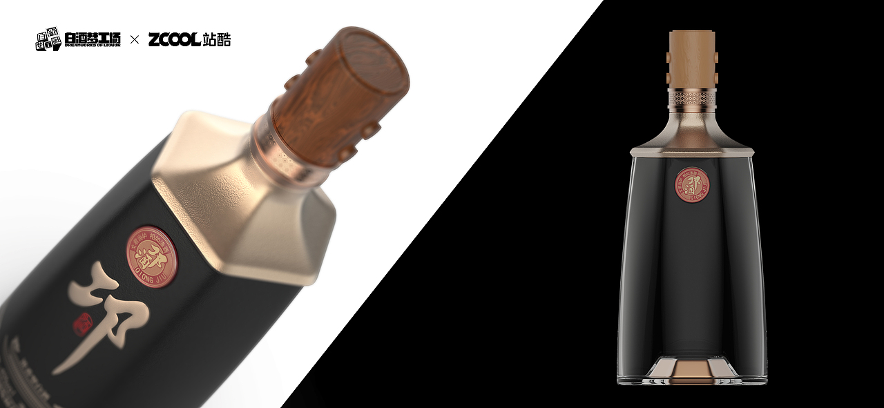 邛酒 | 瓶中酒•井中水•古法酿造（图ZMjcyMDAzODMy） - 生活用品 - 站酷设计师图腾派品牌设计原创素材 - 站酷ZCOOL