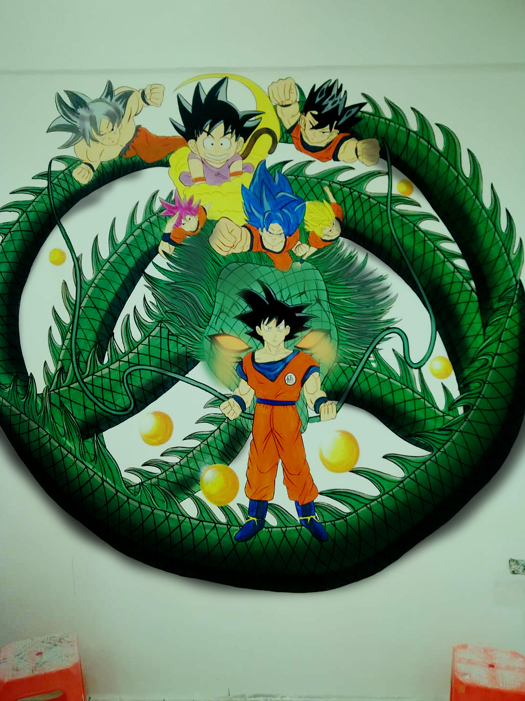 亳州精品餐厅七龙珠墙绘