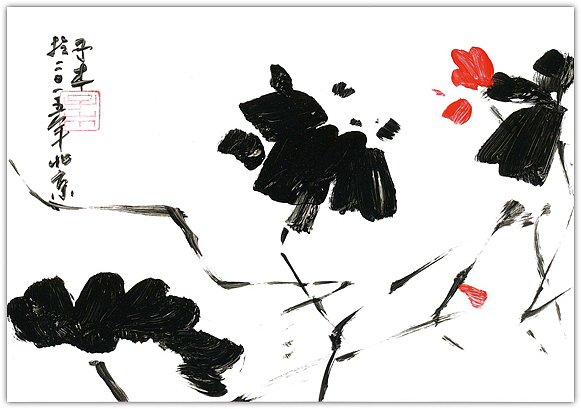 子木手绘邮资明信片