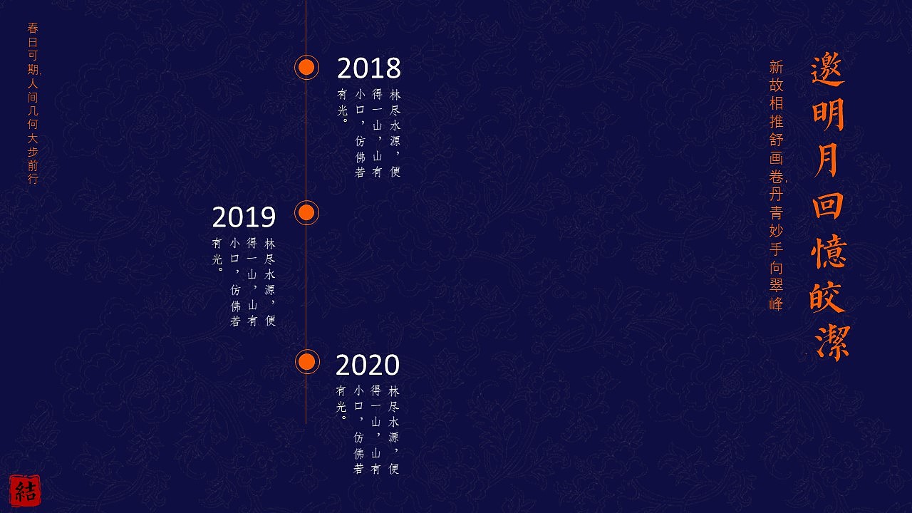 【字圆其说】新中式启航未来商务工作总结报告模板3