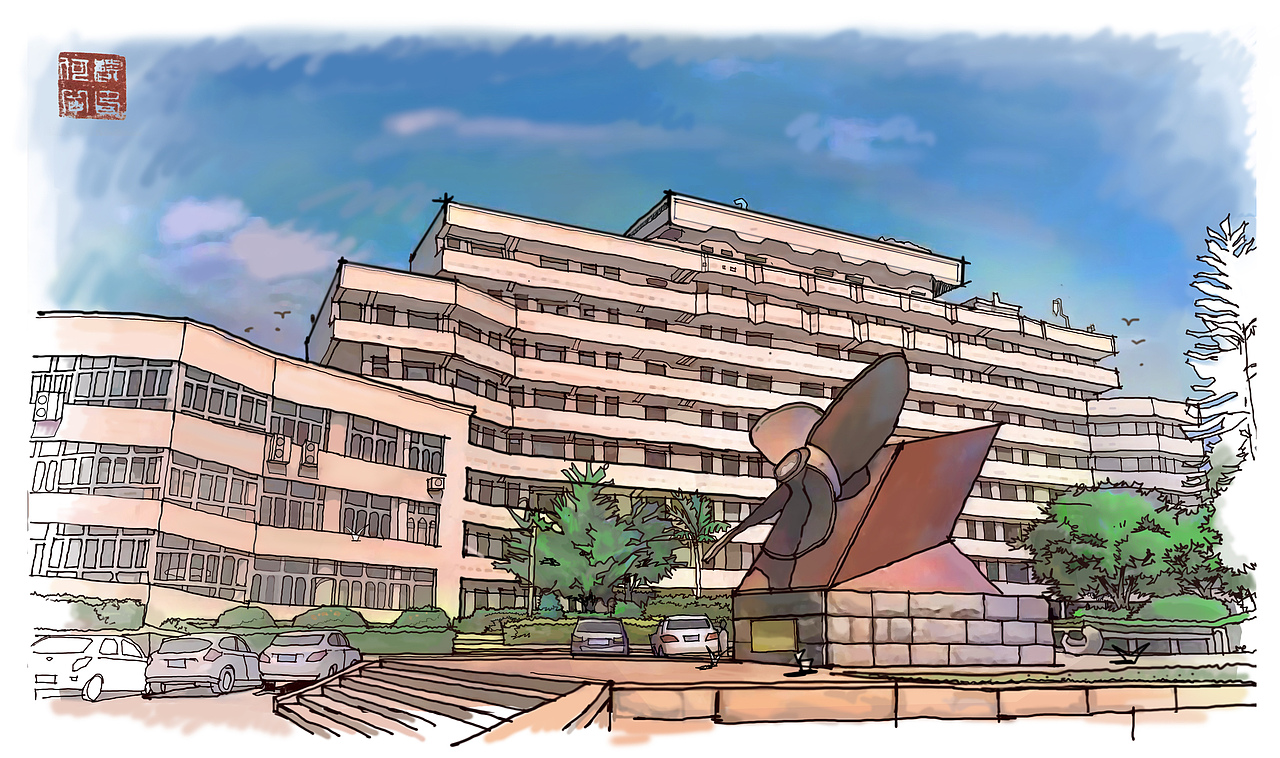 集美大学手绘作品