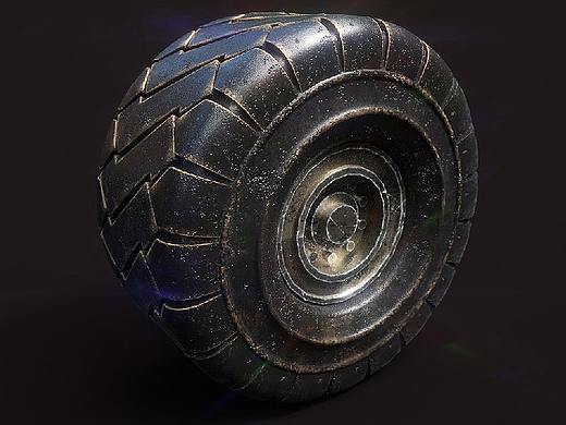 Substance_轮胎_PBR渲染