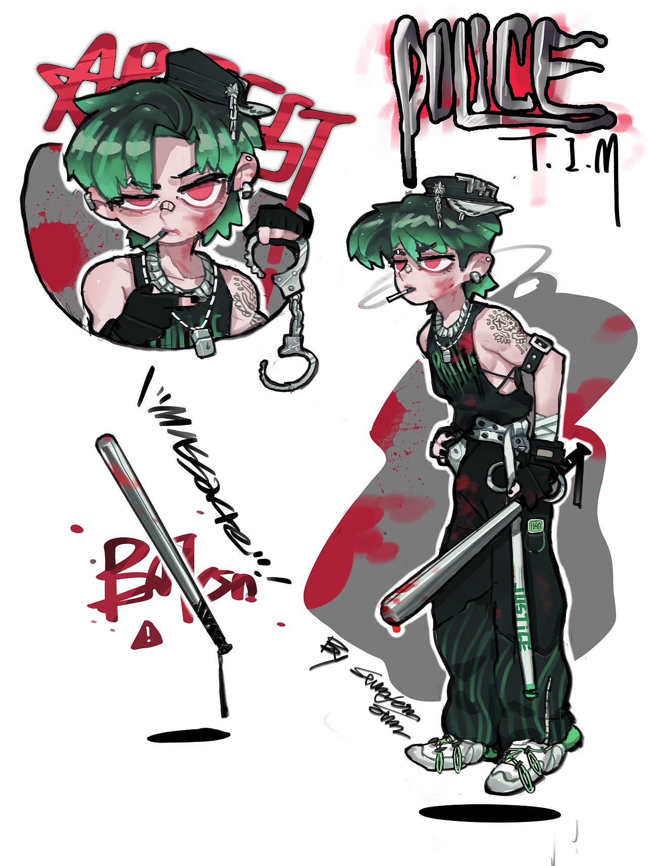 《#100》系列100个角色设计,进度%10🫡