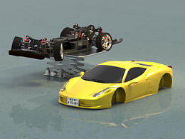 RC 漂移車 10比例仿真車架 - 蔡工